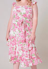 Rose Garden Ruffle Midi Dress