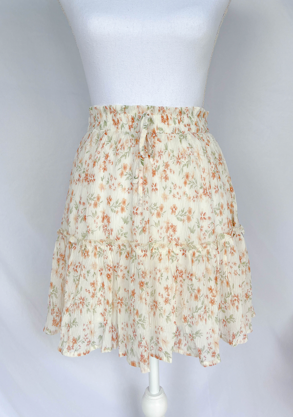 Floral Cottagecore Mini skirt