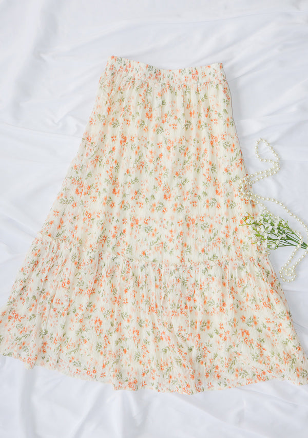 Floral Cottagecore Maxi Skirt