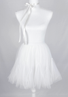 Swan Dance White Godet Tulle Skirt