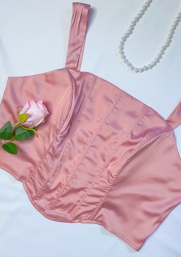 Dreamy Desire Mauve Curve Corset Top