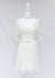 White Puff Sleeve Coquette Mini Dress